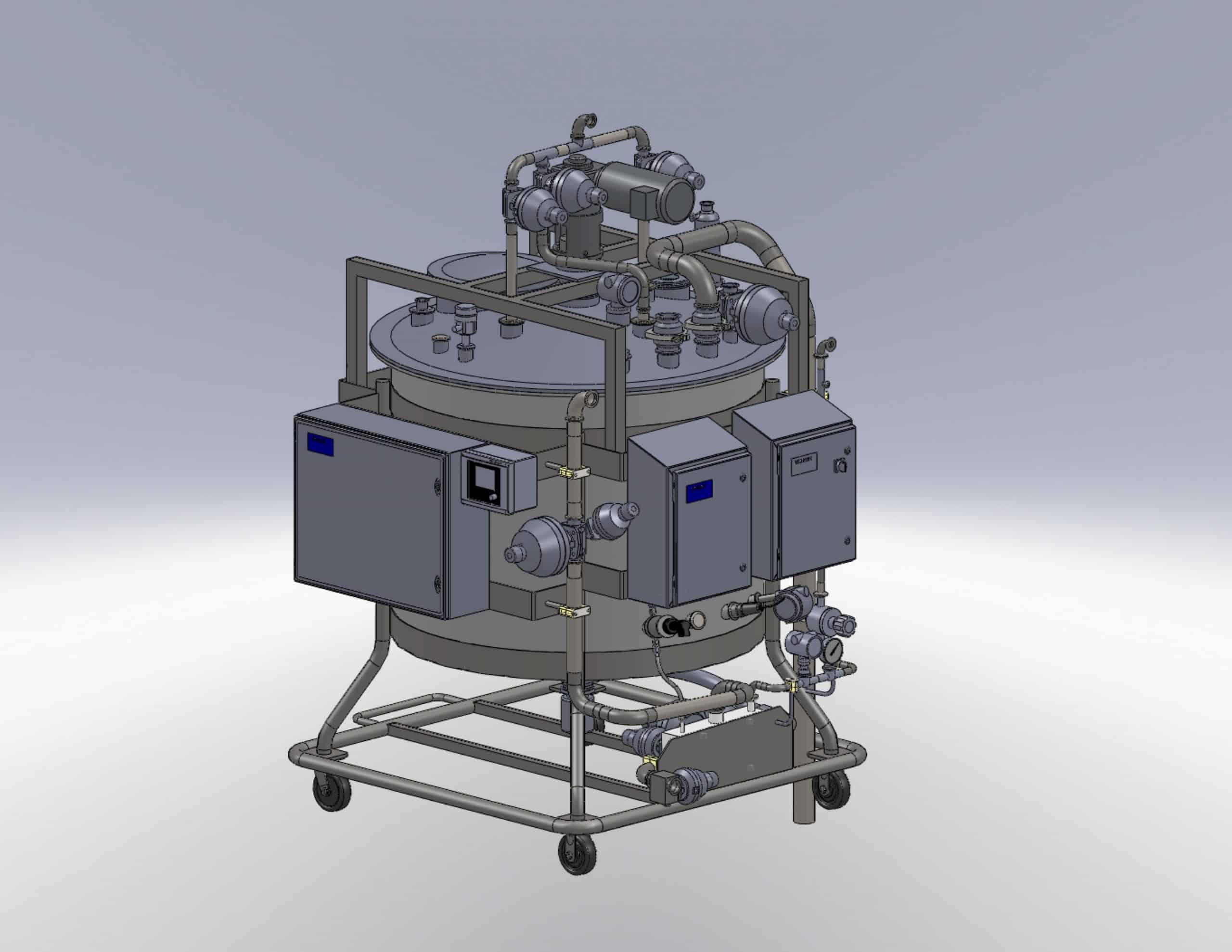 non metallic custom blending system